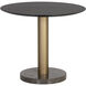 Monaco Gold / Grey Marble / Charcoal Grey Bistro Table